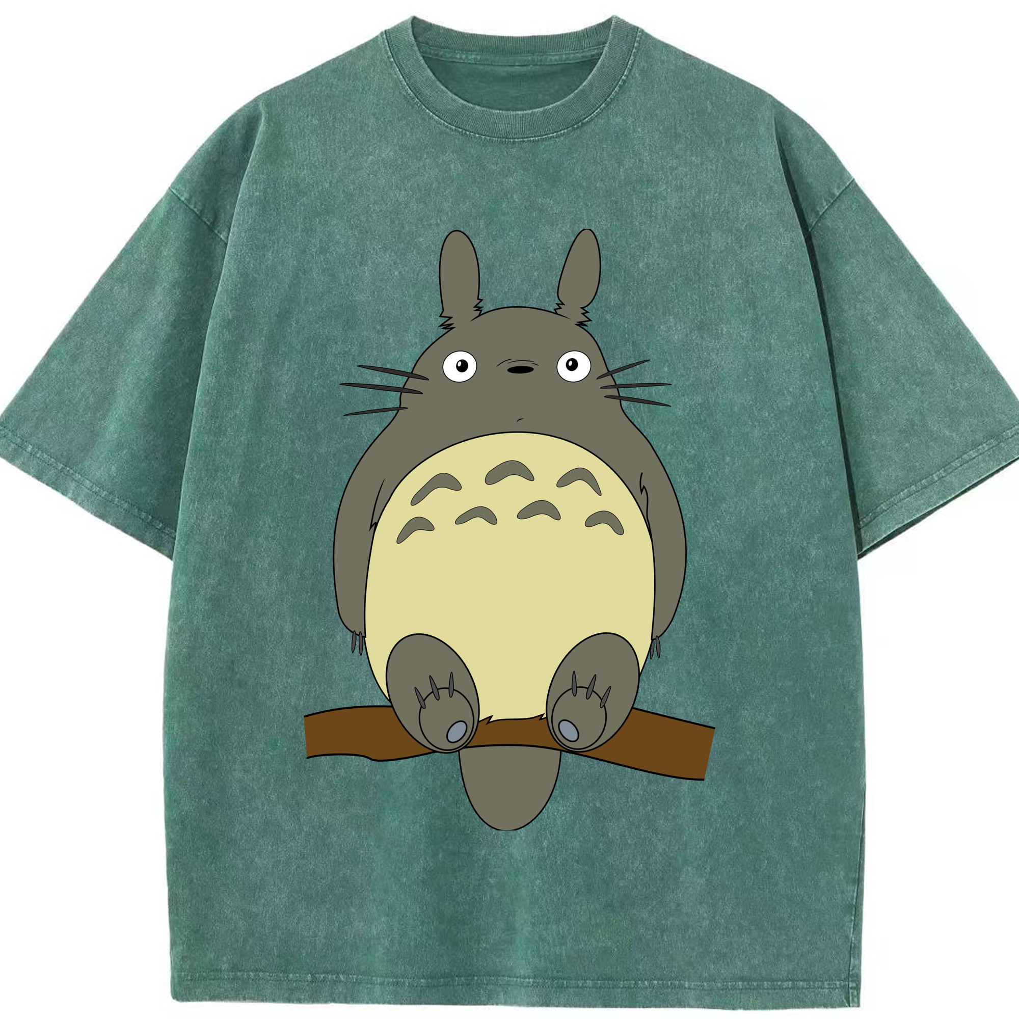 （画像用） となりのトトロ 草壁メイ 草壁サツキ My Neighbor Totoro Satsuki Kusakabe Mei Kusakabe 綿100% ヴィンテージ風 半袖Tシャツ（フロントプリント）